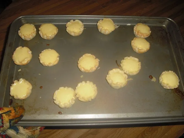 fillo factory mini cheesecakes after baking