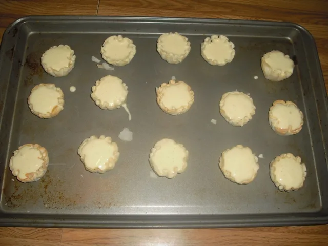 fillo factory mini cheesecakes uncooked