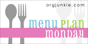 menu plan monday