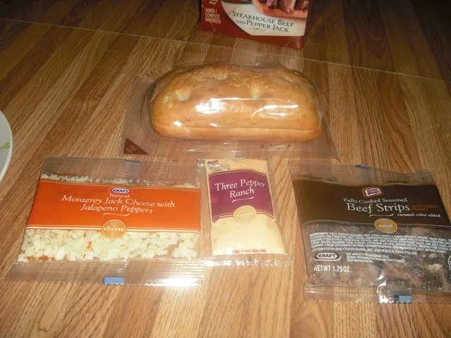 oscar mayer deli creations focaccia steakhouse beef pepperjack ingredients