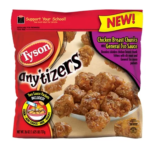 tyson anytizers gen tso sauce bag tyson anytizers gen tso sauce bag