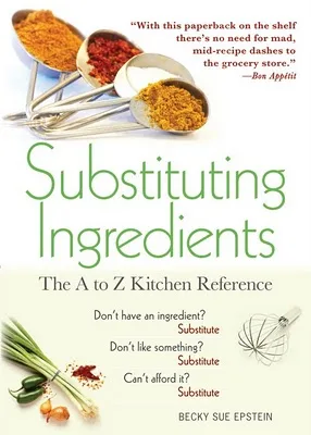 Substituting Ingredients Cover
