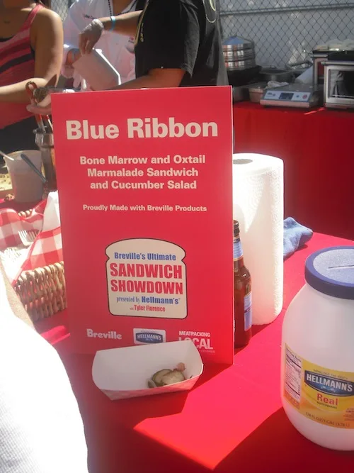 Blue Ribbon Sign