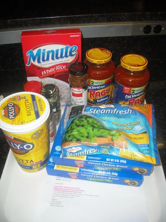 Ragu My Ingredients