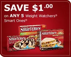 $1 Off 5 Smart Ones Coupon $1 Off 5 Smart Ones Coupon
