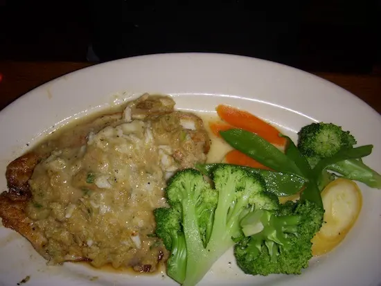 Outback Tilapia With Crab Meat Outback Tilapia With Crab Meat