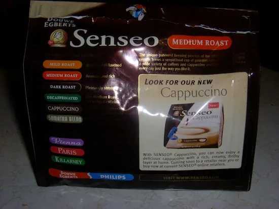 Senseo Package Varieties Senseo Package Varieties