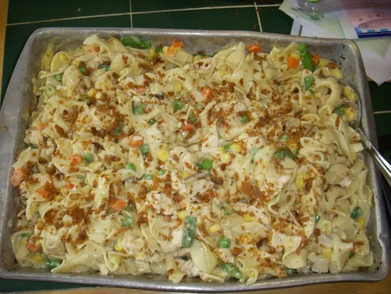 valmg Noodles Soup Vegetables Chicken Bacon