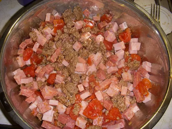 valmgs Stuffed Meat Pizza recipe