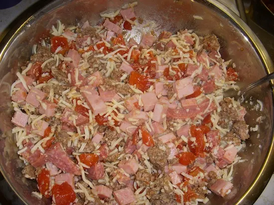 valmgs Stuffed Meat Pizza recipe