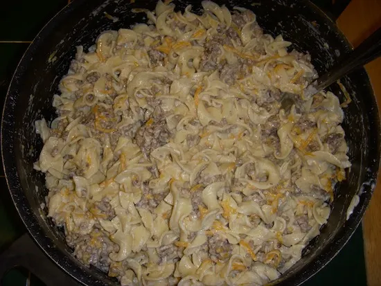 valmgs Sour Cream Green Bean Cheese Ground Beef Casserole