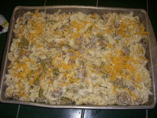 valmgs Sour Cream Green Bean Cheese Ground Beef Casserole