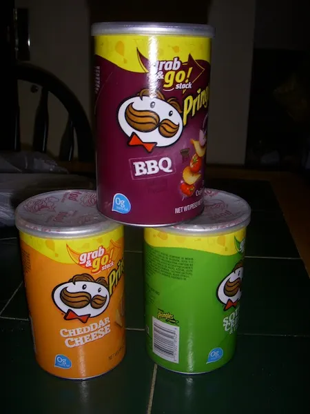 Pringles Snack Cans