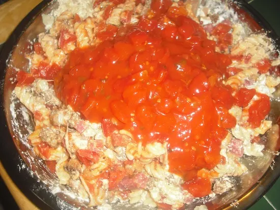 valmgs Meaty Pizza Pasta recipe valmgs Meaty Pizza Pasta recipe