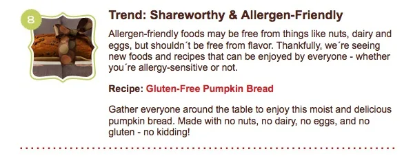 Betty Crocker 2011 Holiday Trends