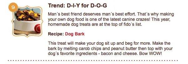 Betty Crocker 2011 Holiday Trends
