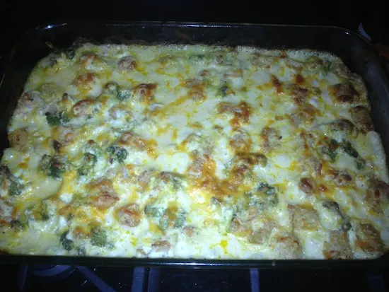valmgs Cheesy Chicken Broccoli Tater Tot Casserole Recipe