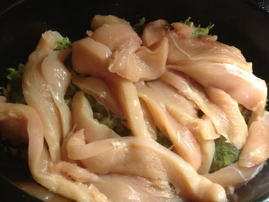 valmg's Cheddar Broccoli Chicken Crockpot Casserole recipe valmg's Cheddar Broccoli Chicken Crockpot Casserole recipe
