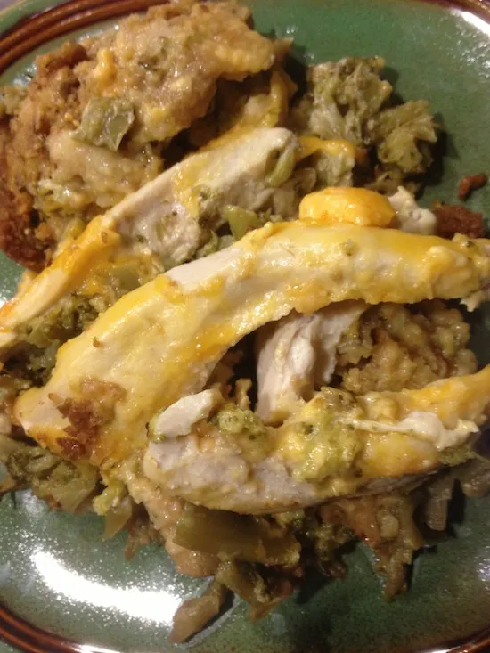 valmg's Cheddar Broccoli Chicken Crockpot Casserole recipe valmg's Cheddar Broccoli Chicken Crockpot Casserole recipe