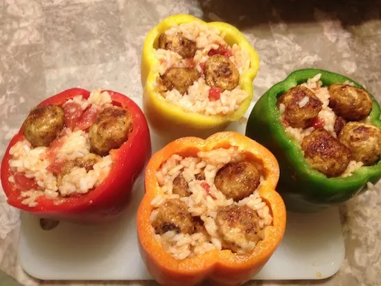 Cheesy Chicken Stuffed Peppers Recipe