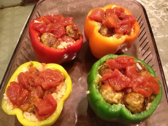 Cheesy Chicken Stuffed Peppers Recipe