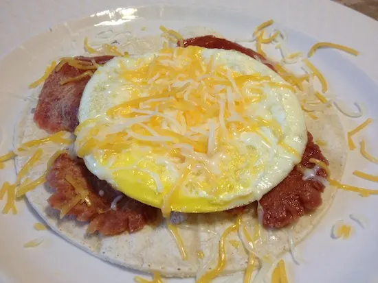 Gluten-Free Pork Roll Breakfast Pizza Recipe