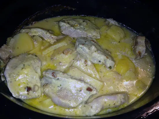 Recipe For Crockpot Creamy Bacon Ranch Pork Chops