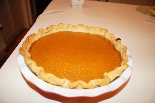 Real Pumpkin Pie Recipe