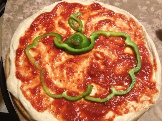 Chedderella Pumpkin Pizza