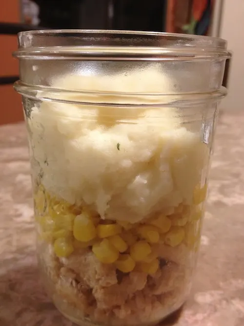 Easy Chicken Shepherd's Pie In A Jar
