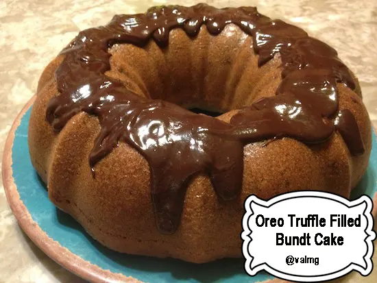 Easy Oreo Truffle Filled Bundt Cake Recipe