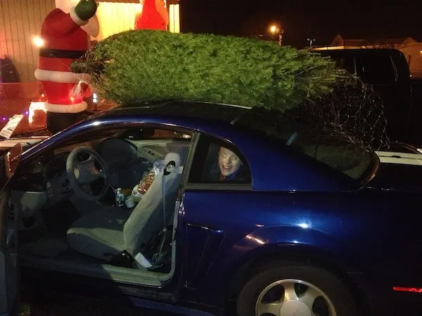 2013 Getting Our Christmas Tree