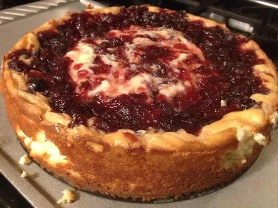 Homemade Cranberry Cheesecake Recipe