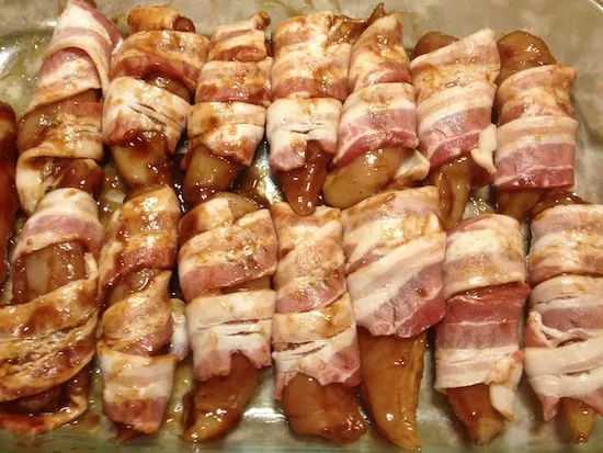BBQ Bacon Wrapped Chicken Tenders Recipe