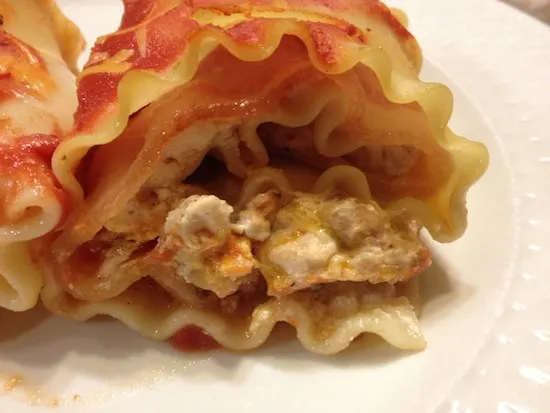 Chicken Bacon And Cheese Lasagna Rollups Recipe