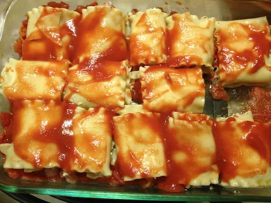 Chicken Bacon And Cheese Lasagna Rollups Recipe