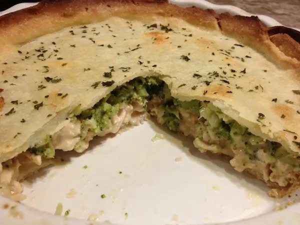 Chicken Broccoli Alfredo Pot Pie Recipe