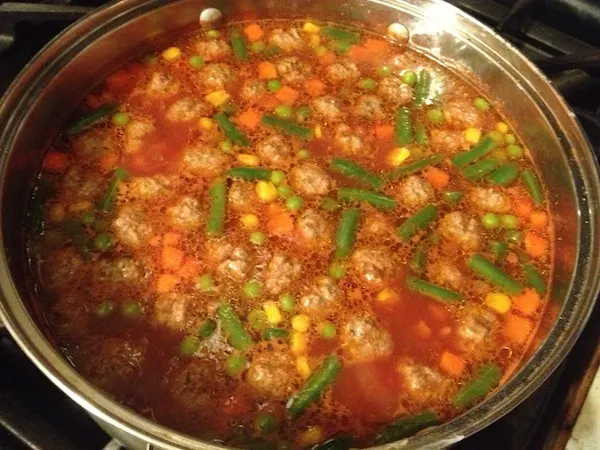 Meatball Rice Soup Recipe