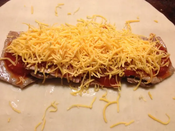 Pretzel Crusted Cheese Steak Sandwich Pocket Recipe