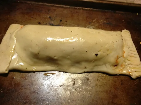 Pretzel Crusted Cheese Steak Sandwich Pocket Recipe