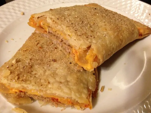 Pretzel Crusted Cheese Steak Sandwich Pocket Recipe