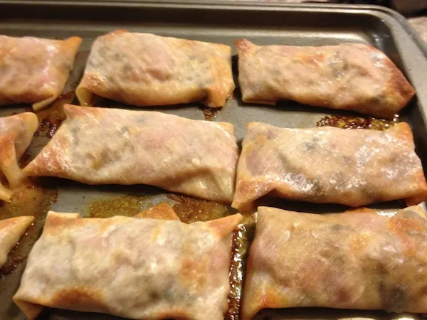 Sausage And Cheese Egg Rolls
