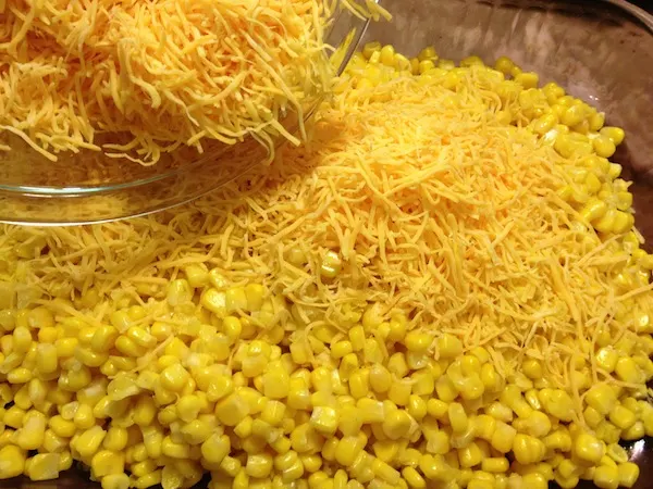 Bacon Cheddar Chicken Corn Bake Casserole Recipe