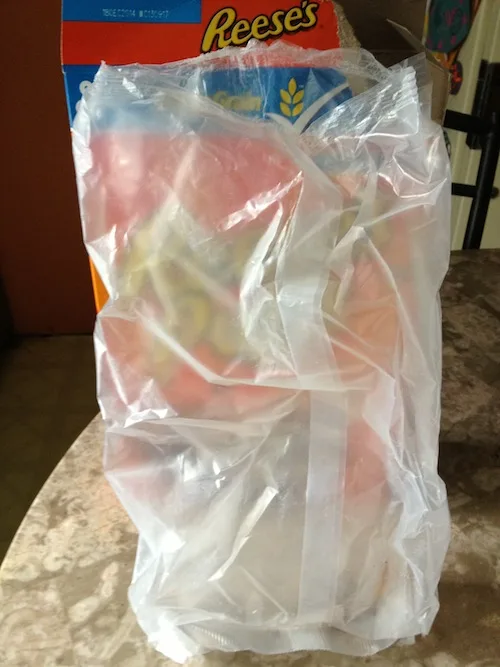 WW - Empty Cereal Box