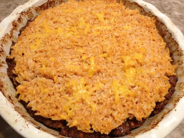 Meatloaf Rice Pie