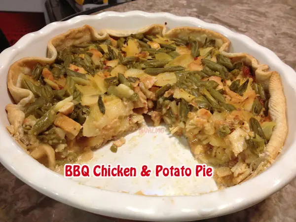 Easy BBQ Chicken & Potato Pie recipe