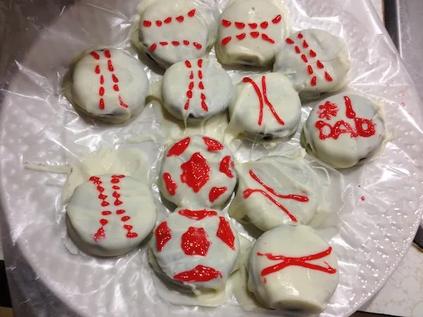 Sports Themed Chocolate Covered Oreos - Baseball Oreos, Soccer Ball Oreos