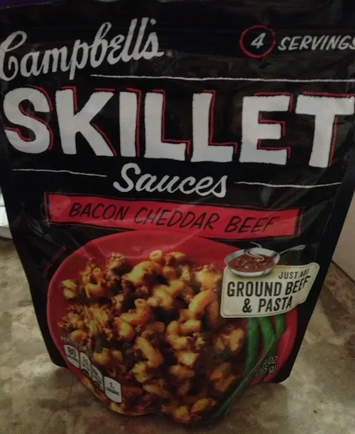 Campbells Skillet Sauces - Bacon Cheddar Beef