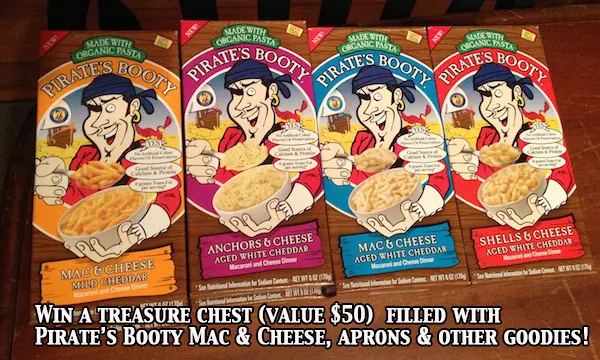 Pirates Booty Mac & Cheese Giveaway