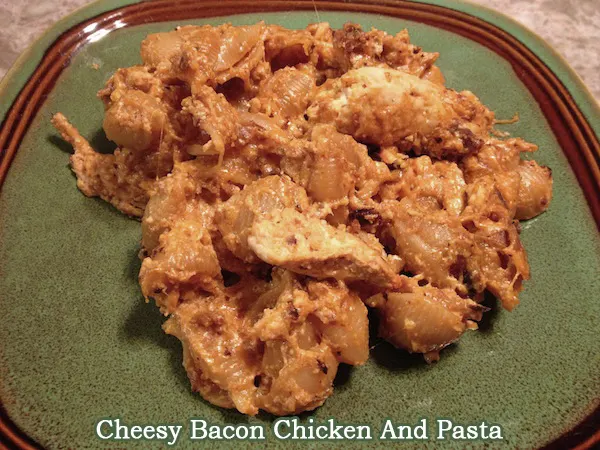 One Pot Cheesy Bacon Chicken And Pasta Recipe